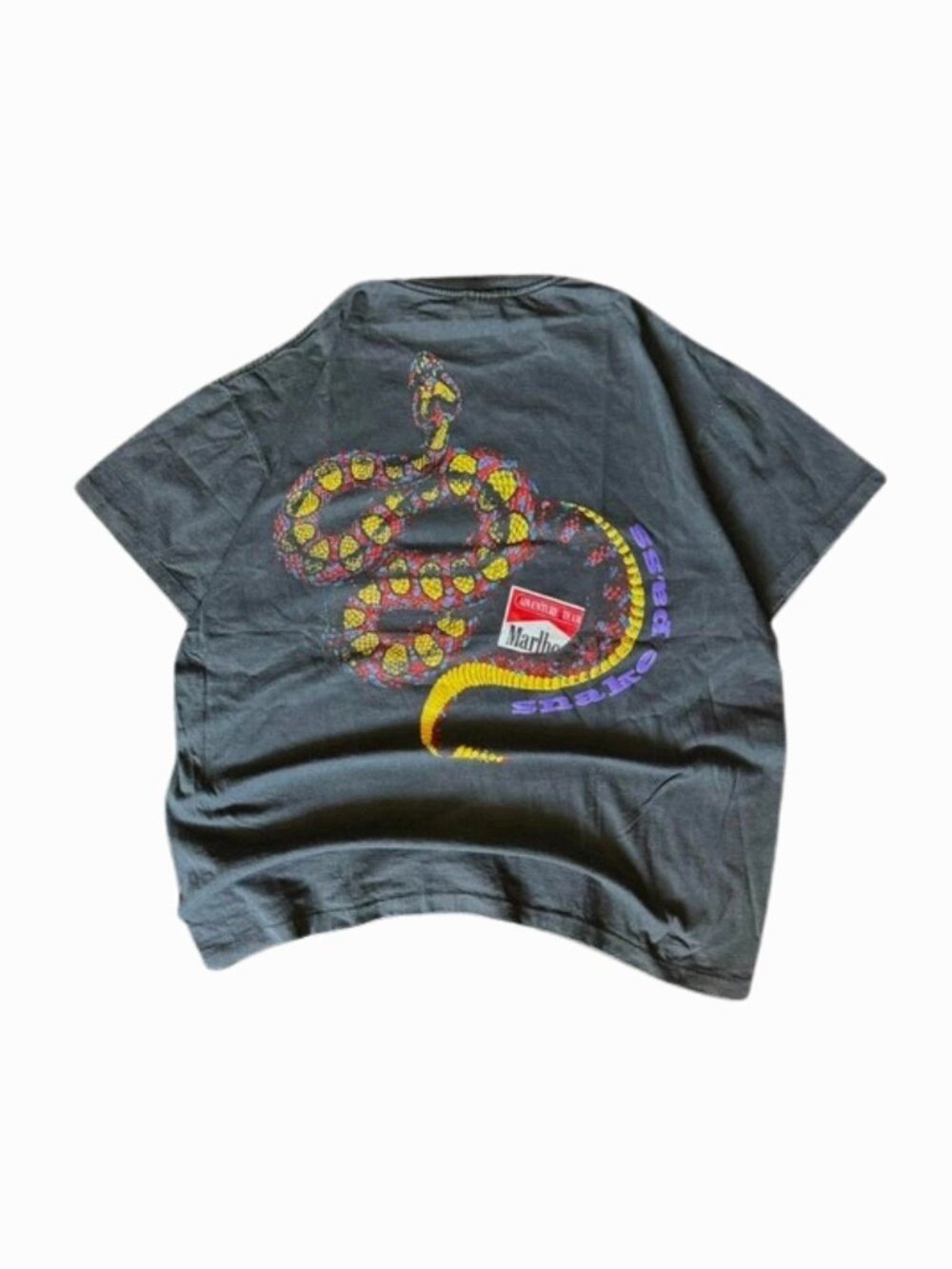 Vintage Marlboro Snake Pass Western Graphic T-Shirt Reprint